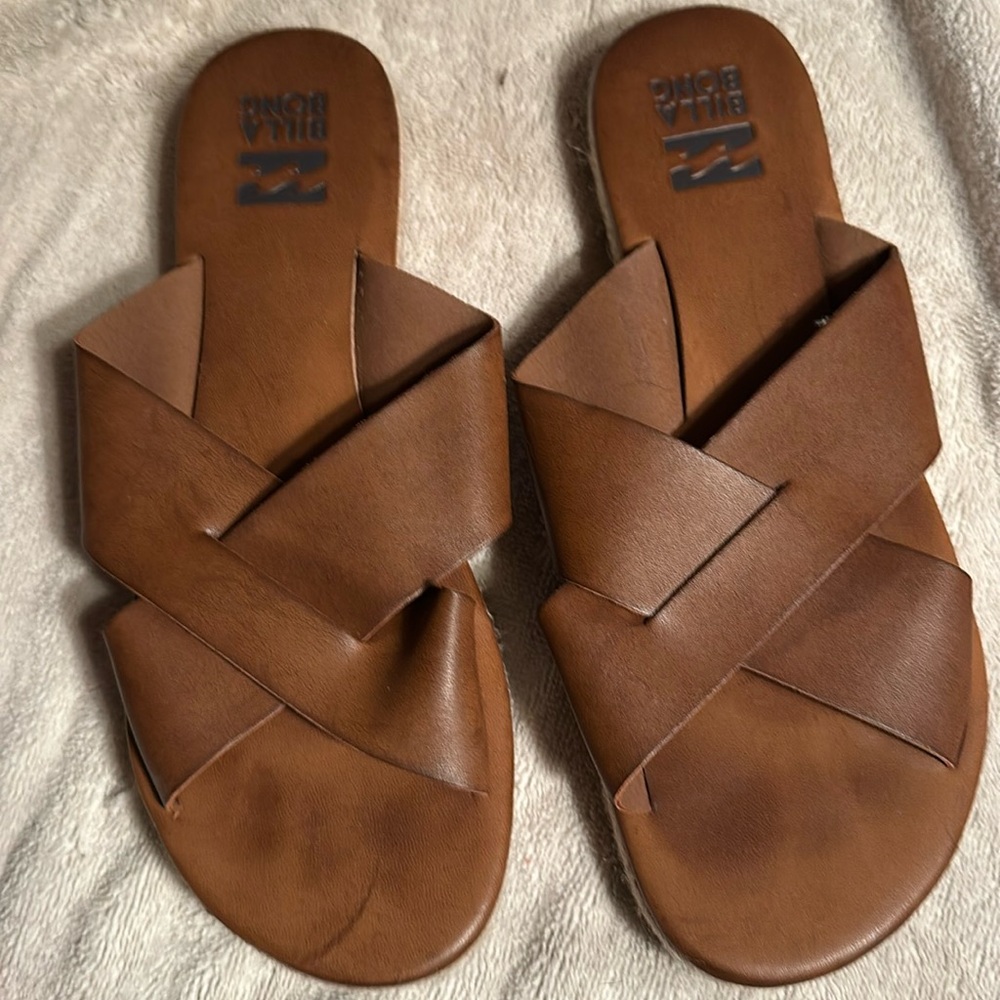 BILLABONG crisscross sandals W10 GUC